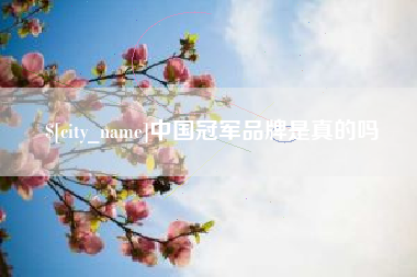 泰兴中国冠军品牌是真的吗