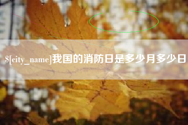 泰兴我国的消防日是多少月多少日