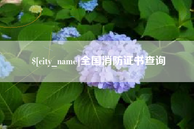 泰兴全国消防证书查询