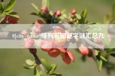 泰兴排列五图谜字谜汇总九