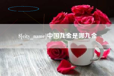泰兴中国九金是哪九金