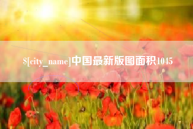 泰兴中国最新版图面积1045