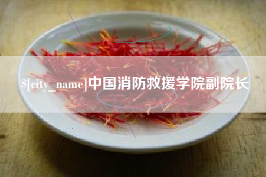 泰兴中国消防救援学院副院长