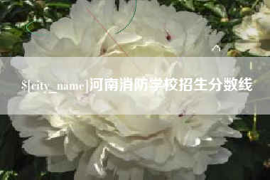 泰兴河南消防学校招生分数线