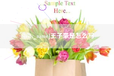 泰兴王子豪是怎么写