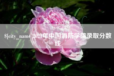 泰兴2021年中国消防学院录取分数线