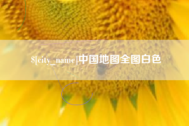 泰兴中国地图全图白色