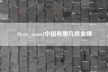 泰兴中国有哪几枚金牌