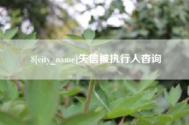 泰兴失信被执行人杳询