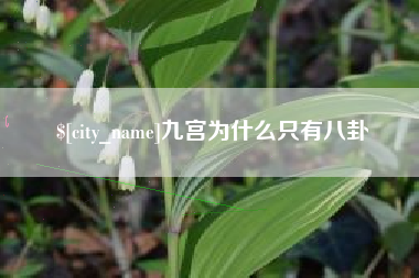泰兴九宫为什么只有八卦