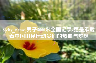 泰兴男子5000米全国记录-更是承载着中国田径运动员们的热血与梦想