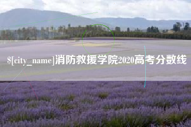 泰兴消防救援学院2020高考分数线