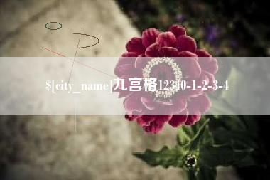 泰兴九宫格12340-1-2-3-4