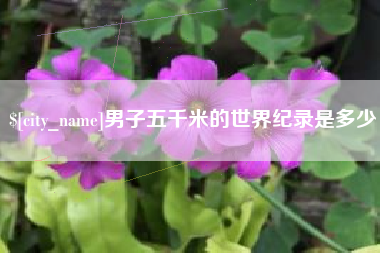 泰兴男子五千米的世界纪录是多少