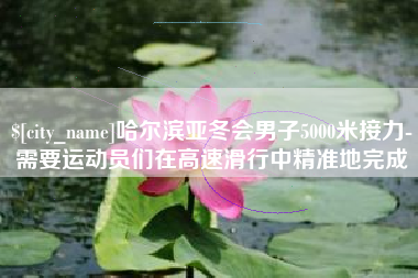 泰兴哈尔滨亚冬会男子5000米接力-需要运动员们在高速滑行中精准地完成