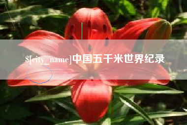 泰兴中国五千米世界纪录