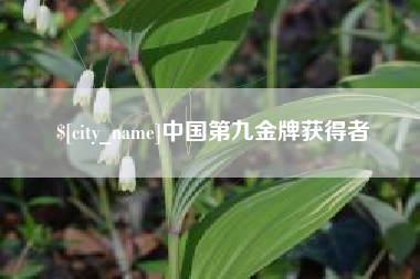 泰兴中国第九金牌获得者