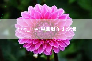 泰兴中国冠军手抄报