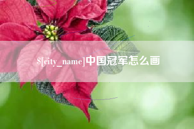 泰兴中国冠军怎么画